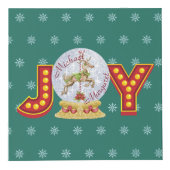 ヴィンテージクリスマススノーグローブトレンディア雪の結晶 フォトキューブ (右)