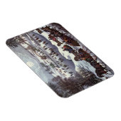 ヴィンテージクリスマススレイ、冬のセントラルパーク マグネット (右側)