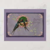 ヴィンテージクリスマススワローズ シーズンポストカード (正面)