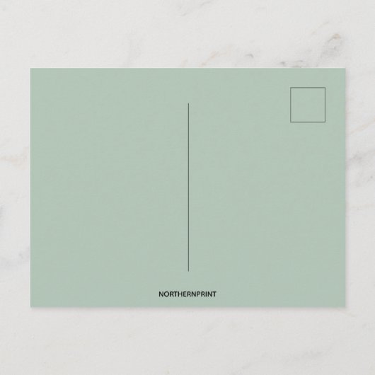 ヴィンテージクリスマススワローズ ポストカード (裏面)