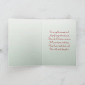 ヴィンテージクリスマスセントニコラスのカード シーズンカード (内部)