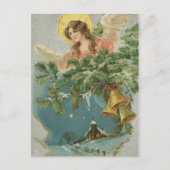 ヴィンテージクリスマスタウンエンジェル シーズンポストカード (正面)