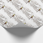 ヴィンテージクリスマスタウンラッピング紙 ラッピングペーパー (角)