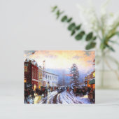 ヴィンテージクリスマスタウン シーズンポストカード (スタンド正面)