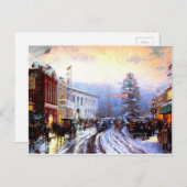 ヴィンテージクリスマスタウン シーズンポストカード (正面/裏面)