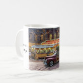 ヴィンテージクリスマスダイナー コーヒーマグカップ (正面左)