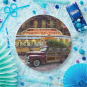 ヴィンテージクリスマスダイナー ペーパープレート (パーティー)