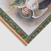 ヴィンテージクリスマスチャイルドエンジェルと玩具 薄葉紙 (詳細)