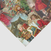 ヴィンテージクリスマスチャイルドデクページティッシュペーパー 薄葉紙 (詳細)
