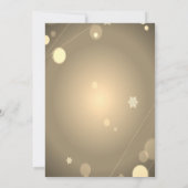 ヴィンテージクリスマスツリーのクリスマス会社 招待状 (裏面)