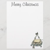 ヴィンテージクリスマスツリーのパンチボウルの卵 (正面)