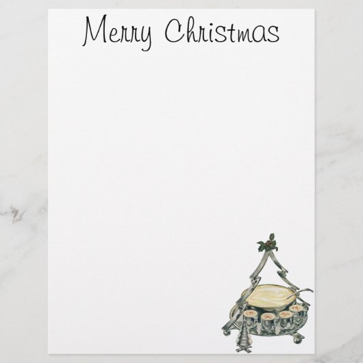 ヴィンテージクリスマスツリーのパンチボウルの卵 (正面)