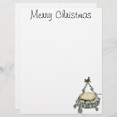 ヴィンテージクリスマスツリーのパンチボウルの卵 (正面/裏面)