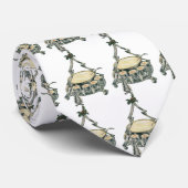 ヴィンテージクリスマスツリーのパンチボウルの卵 ネクタイ (ロール)