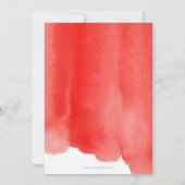 ヴィンテージクリスマスツリーウェーブムーヴェホリデーカード (裏面)