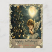 ヴィンテージクリスマスツリーエンジェルスター 案内ポストカード (正面)