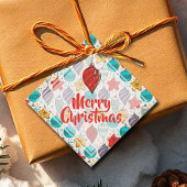 ヴィンテージクリスマスツリーオーナメントズホリデイ フェイバータグ