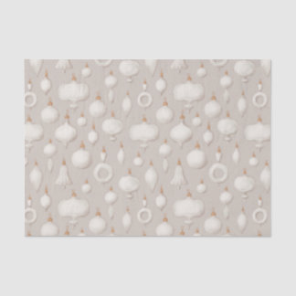 ヴィンテージクリスマスツリーガラスオーナメント付き 薄葉紙