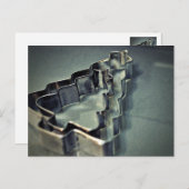 ヴィンテージクリスマスツリークッキーカッター シーズンポストカード (正面/裏面)