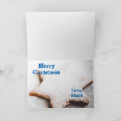 ヴィンテージクリスマスツリークッキーズホリデーカード シーズンカード (内部)