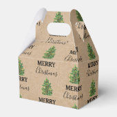 ヴィンテージクリスマスツリークラフトフェスティバルクリスマス フェイバーボックス (正面サイド)