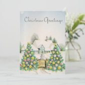 ヴィンテージクリスマスツリーズホーム シーズンカード (スタンド正面)