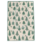 ヴィンテージクリスマスツリーズ抱き枕 ミディアムペーパーバッグ (裏面)