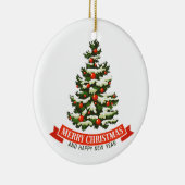 ヴィンテージクリスマスツリーセラミックオーナメント セラミックオーナメント (右)