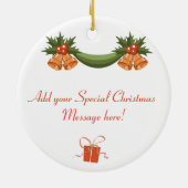 ヴィンテージクリスマスツリーセラミックオーナメント セラミックオーナメント (裏面)