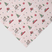 ヴィンテージクリスマスツリーファームの風景 薄葉紙 (詳細)