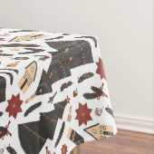 ヴィンテージクリスマスツリーポインセチア テーブルクロス (インサイチュ)