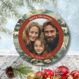 ヴィンテージクリスマスツリー写真クリスマス シーズンカード