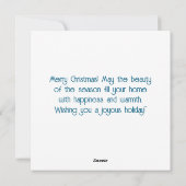 ヴィンテージクリスマスツリー切手 シーズンカード (裏面)