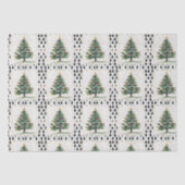 ヴィンテージクリスマスツリー切手 薄葉紙 (正面)