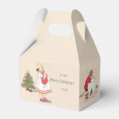 ヴィンテージクリスマスツリー子供のお気に入りボックス フェイバーボックス (裏面サイド)