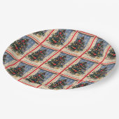 ヴィンテージクリスマスツリー紙プレート ペーパープレート (アングル)