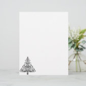 ヴィンテージクリスマスツリー装飾ビクトリアン巻 (スタンド正面)