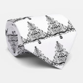 ヴィンテージクリスマスツリー装飾ビクトリアン巻 ネクタイ (ロール)