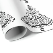 ヴィンテージクリスマスツリー装飾ビクトリアン巻 ラッピングペーパー (ロールコーナー)