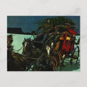 ヴィンテージクリスマスツリー配信の西ステージコーチ シーズンポストカード (正面)