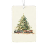 ヴィンテージクリスマスツリー&トイトレインエアーフレッシュナー カーエアーフレッシュナー (裏面)