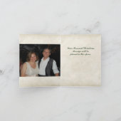 ヴィンテージクリスマスツリー、ホリーとエンジェルカード シーズンカード (内部)