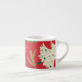 ヴィンテージクリスマスツリー:装飾デザイン。 エスプレッソカップ (右)