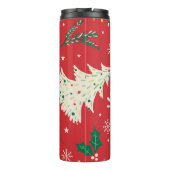 ヴィンテージクリスマスツリー:装飾デザイン。 タンブラー (裏面)