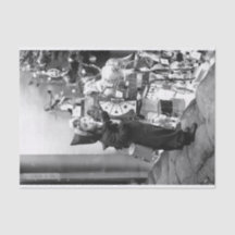 ヴィンテージクリスマスティッシュペーパーガールショップおもちゃ1939