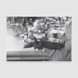 ヴィンテージクリスマスティッシュペーパーガールショップおもちゃ1939 薄葉紙