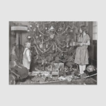 ヴィンテージクリスマスティッシュペーパークリスマスツリー1920