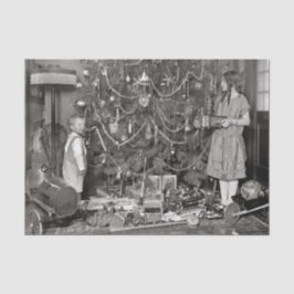 ヴィンテージクリスマスティッシュペーパークリスマスツリー1920 薄葉紙