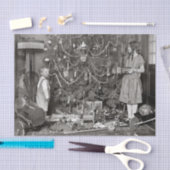 ヴィンテージクリスマスティッシュペーパークリスマスツリー1920 薄葉紙 (クラフト)