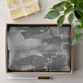 ヴィンテージクリスマスティッシュペーパーCHILDREN HOLLY 1915 薄葉紙 (ギフト)